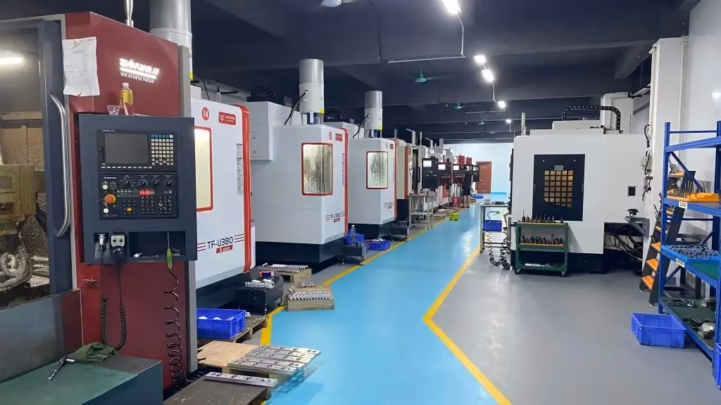 5-axis machining center on the GreatLight production floor